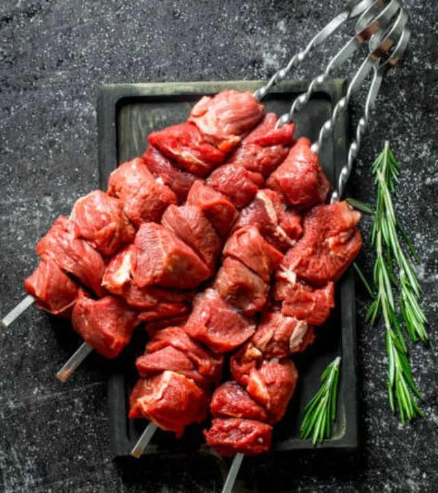 [00000346] Brochettes de boeuf aux trois poivres 500g - FILIERE M