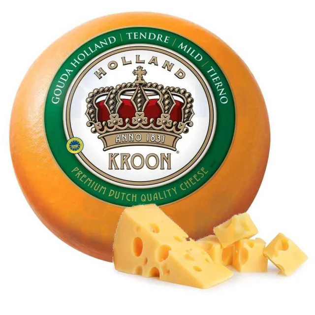 [00000380] Fromage Gouda nature en morceau 100g - KROON