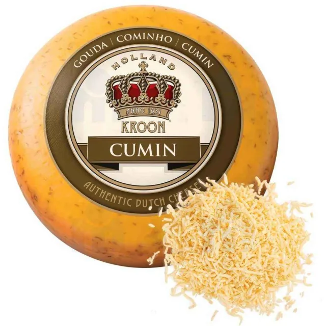 [00000381] Fromage Gouda cumin râpé 100g - KROON